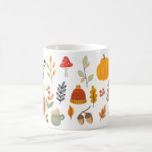 Mug Bonjour automne heureux automne (Centre)