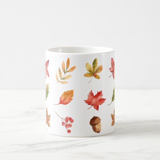 Mug Bonjour automne heureux automne (Centre)