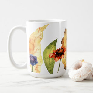 Mug Bonjour automne Typographie Automne Floral & F