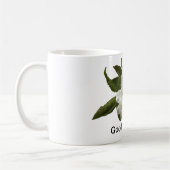 MUG "BONJOUR" AVEC LA BELLE FLEUR BLANCHE (Gauche)