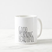 Mug Bonjour beau ! (Devant droit)