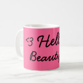 Mug Bonjour beau ! (Devant gauche)