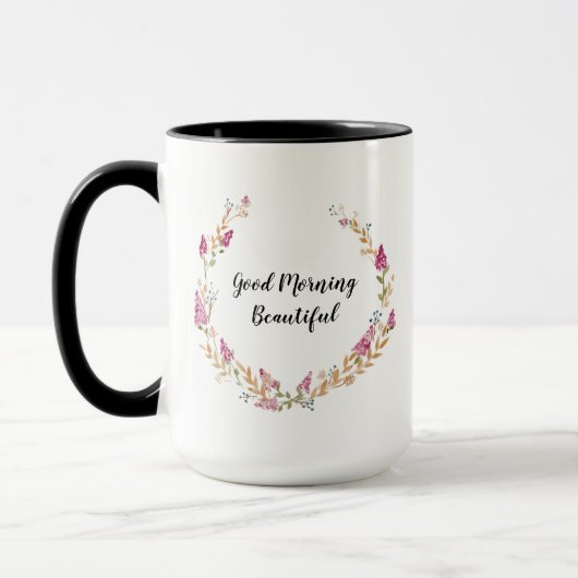 Mug "Bonjour, Beau" (Gauche)