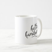 Mug Bonjour Beau Gars (Devant droit)