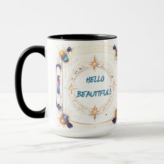 Mug Bonjour belle (Gauche)