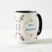 Mug Bonjour belle (Devant droit)