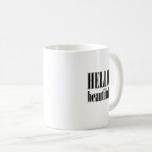 Mug Bonjour belle (Devant droit)
