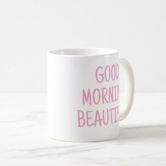 Mug Bonjour belle (Devant droit)