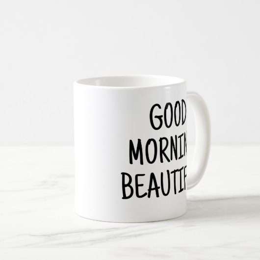 Mug Bonjour belle (Devant droit)