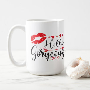 Mug Bonjour Belle Beauté Cosmétologue Maquilleuse