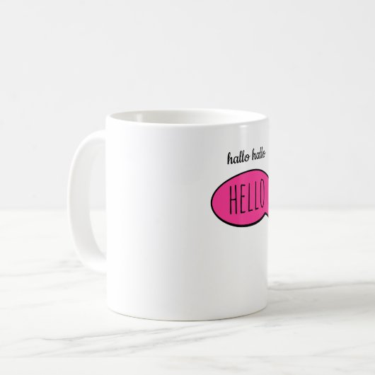 Mug Bonjour bonjour (Devant gauche)