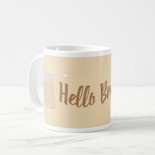 Mug Bonjour Brew-tiful ! (Devant gauche)