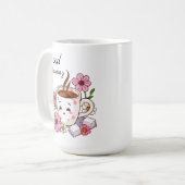 Mug Bonjour | Café Cute Kawaii (Devant gauche)