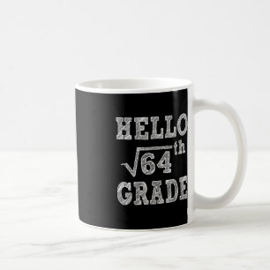Mug Bonjour Carré de 8e année Racine de 64 Retour à l'