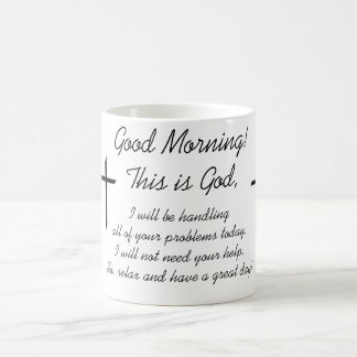 Mug Bonjour, ceci est Dieu