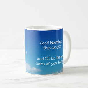 Mug "Bonjour, c'est Dieu !