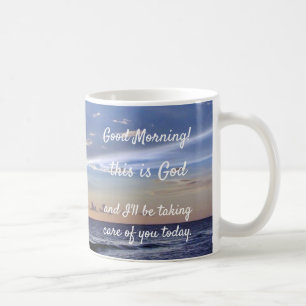 Mug "Bonjour, c'est Dieu !
