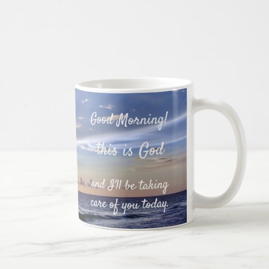 Mug "Bonjour, c'est Dieu ! (Droite)