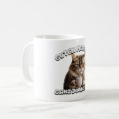 Mug Bonjour, chat de mauvaise humeur (Devant gauche)