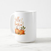 Mug Bonjour citrouille (Devant gauche)
