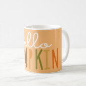 Mug Bonjour Citrouille (Devant droit)
