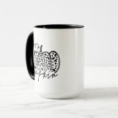 Mug Bonjour Citrouille (Devant gauche)