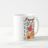Mug Bonjour Citrouille Long Sleeve (Devant droit)