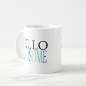 MUG BONJOUR COMPLIMENTS EXPRESSIONS FEINGS SA (Devant gauche)