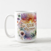 Mug bonjour couleur eau art classique Mug. (Gauche)