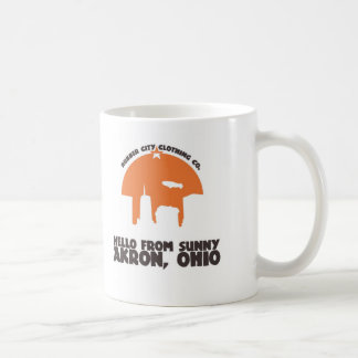 Mug Bonjour d'Akron ensoleillé Ohio