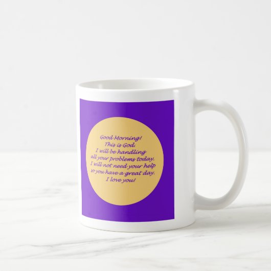 Mug Bonjour de Dieu (Droite)