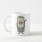 Mug Bonjour de ondulation de burrito heureux (Gauche)