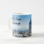 Mug Bonjour d'Édimbourg, Écosse (Devant gauche)