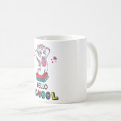 Mug Bonjour école (Devant droit)