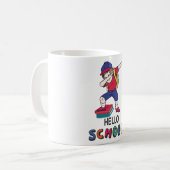 Mug Bonjour école (Devant gauche)