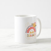 Mug Bonjour école, Bonjour vacances d'été (Devant droit)