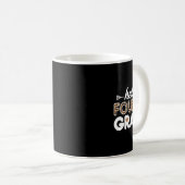Mug Bonjour Empreinte de léopard de 4e année Enseignan (Devant droit)