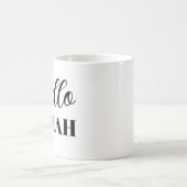 Mug Bonjour et votre nom (Centre)