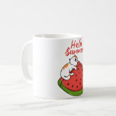 Mug Bonjour été (Devant gauche)