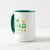 Mug Bonjour été (Devant gauche)