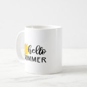 Mug bonjour été (Devant gauche)
