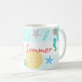 Mug Bonjour Eté Côtier (Devant droit)