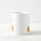 Mug Bonjour été, moto rétro drôle T-Shirt Throw Pillo (Centre)