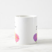 Mug Bonjour Gorgeous Gerbera Daisies Girly Chic Floral (Centre)