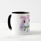 Mug bonjour hiver (Devant gauche)