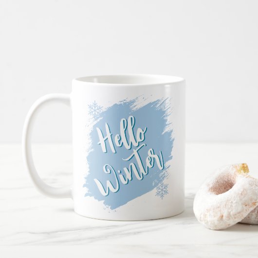 Mug Bonjour Hiver Gelée Hiver (Avec donut)