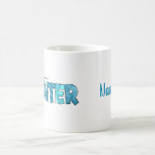 Mug Bonjour hiver personnalisé (Centre)