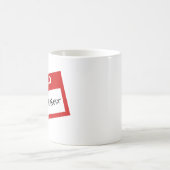 Mug 'Bonjour Je Fais Mon Meilleur' Nom Balise Drôle (Centre)