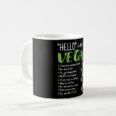 Mug Bonjour je suis Vegan (Devant gauche)