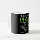 Mug Bonjour je suis Vegan (Devant gauche)